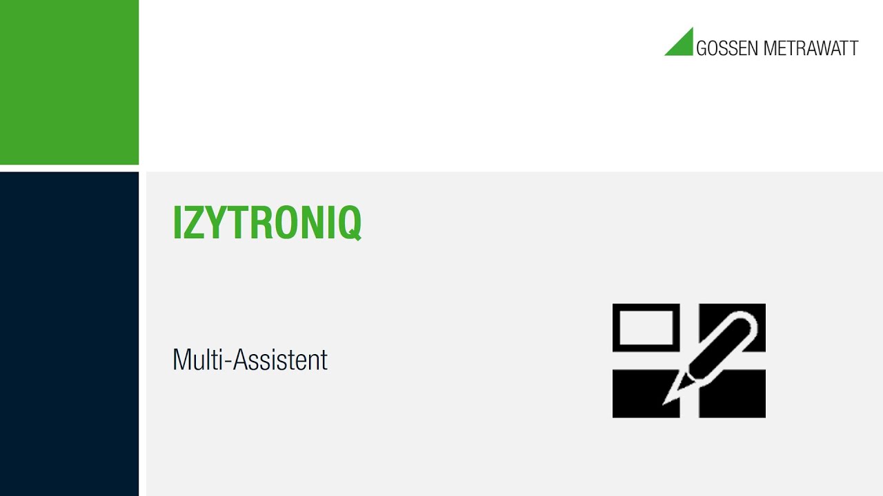 IzytronIQ: Prüfintervall setzen,  Umziehen, Umbenennen mit dem MULTI-Assistenten