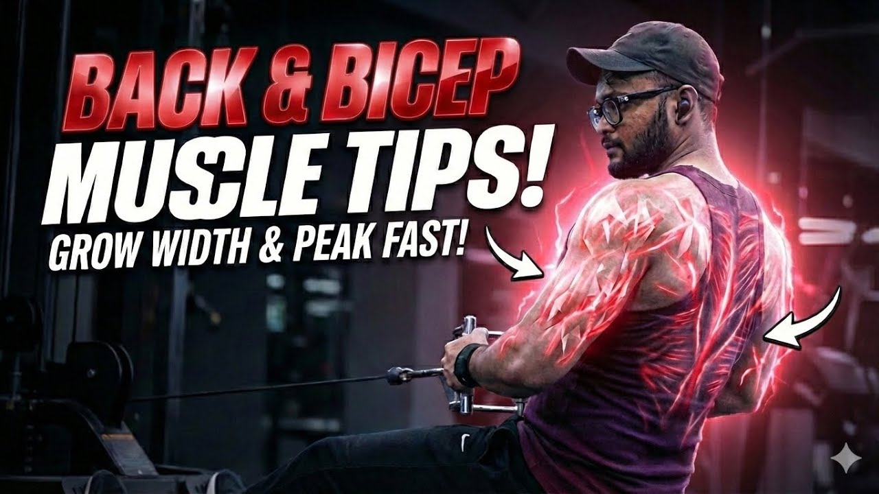 | Day 062 | Back and Biceps Tips for Peak Growth | Fitness Journey Transformation | 