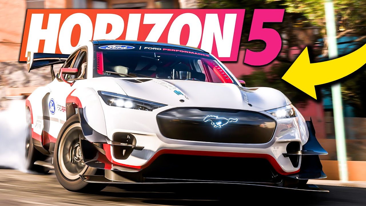 DRIFTY 1400 KONNYM FORDEM MUSTANGIEM MACH E 😍 FORZA HORIZON 5