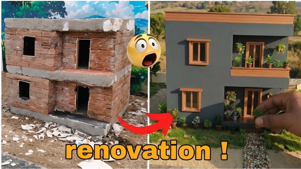 Mini House Renovation - The Final Result is Amazing! 😱