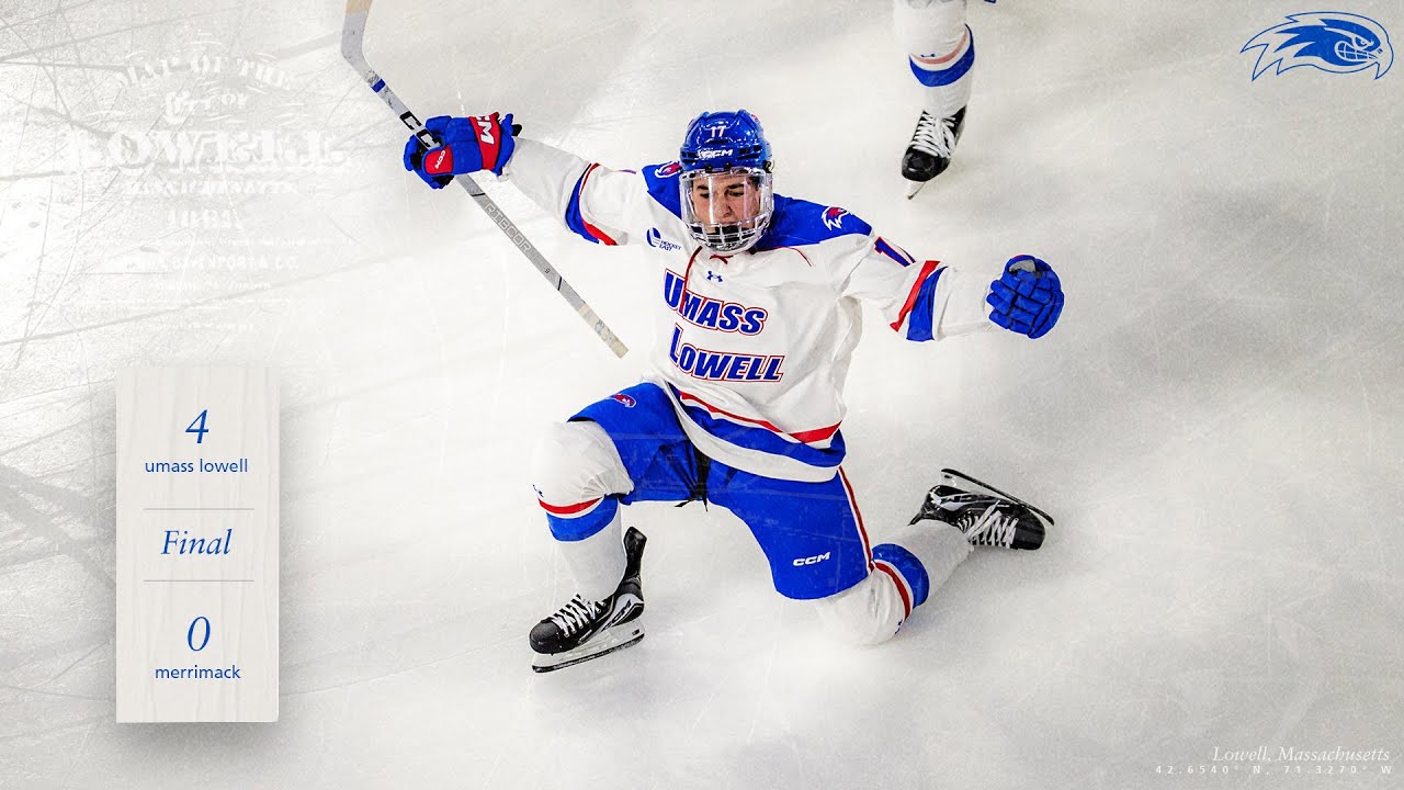 Ice Hockey | UMass Lowell vs Merrimack Highlights (10.03.25)