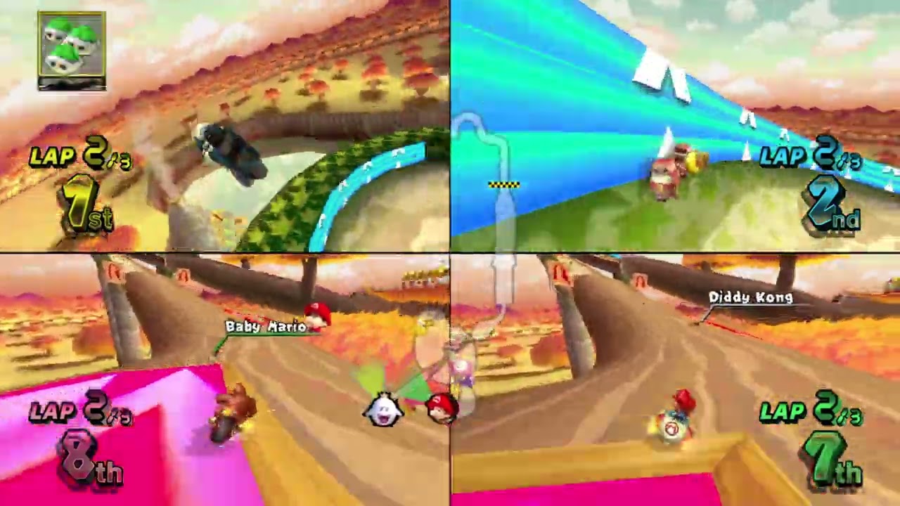 Mario Kart Wii ✦ 4 Players #386 Star Cup 150cc