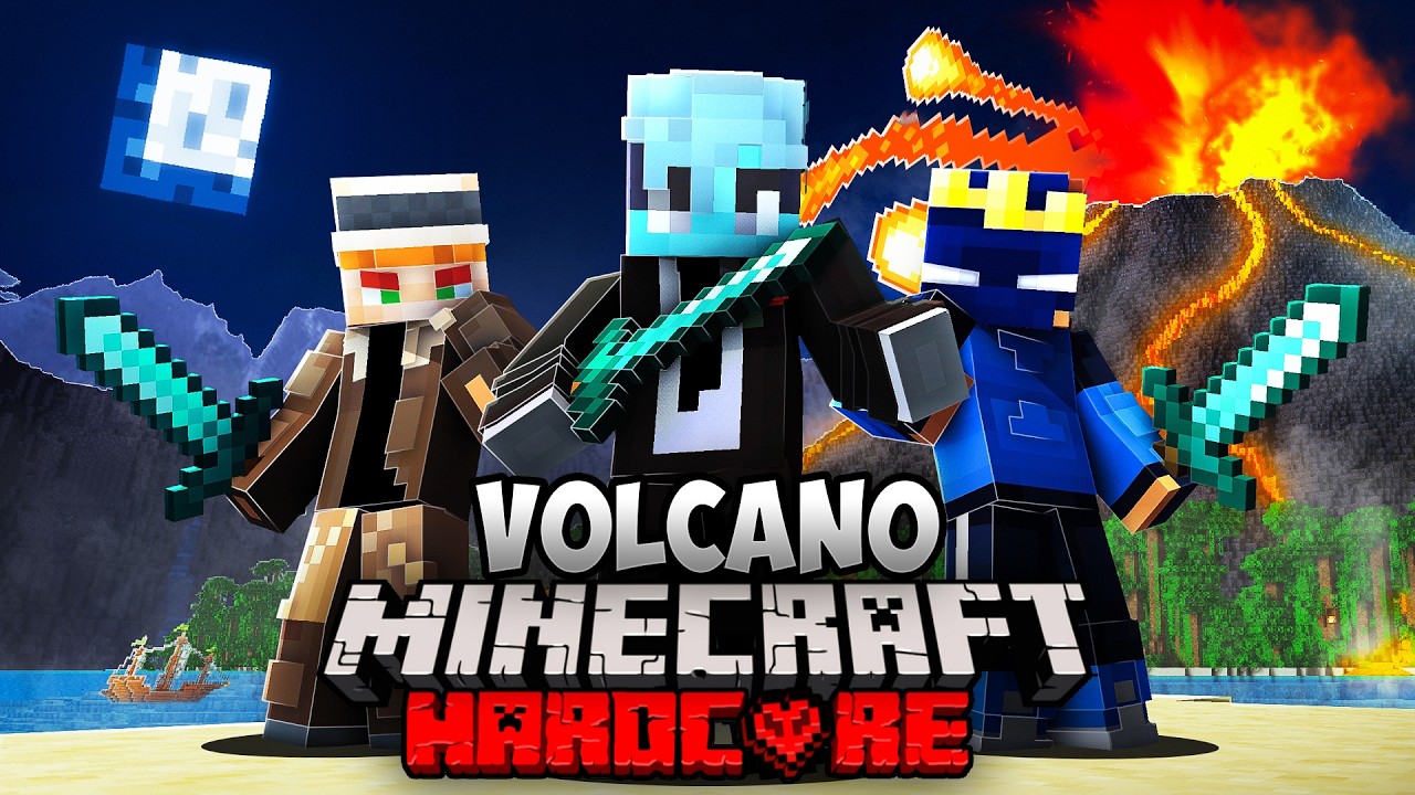 100 Players Simulate Volcanic HUNGER GAMES in Minecraft!