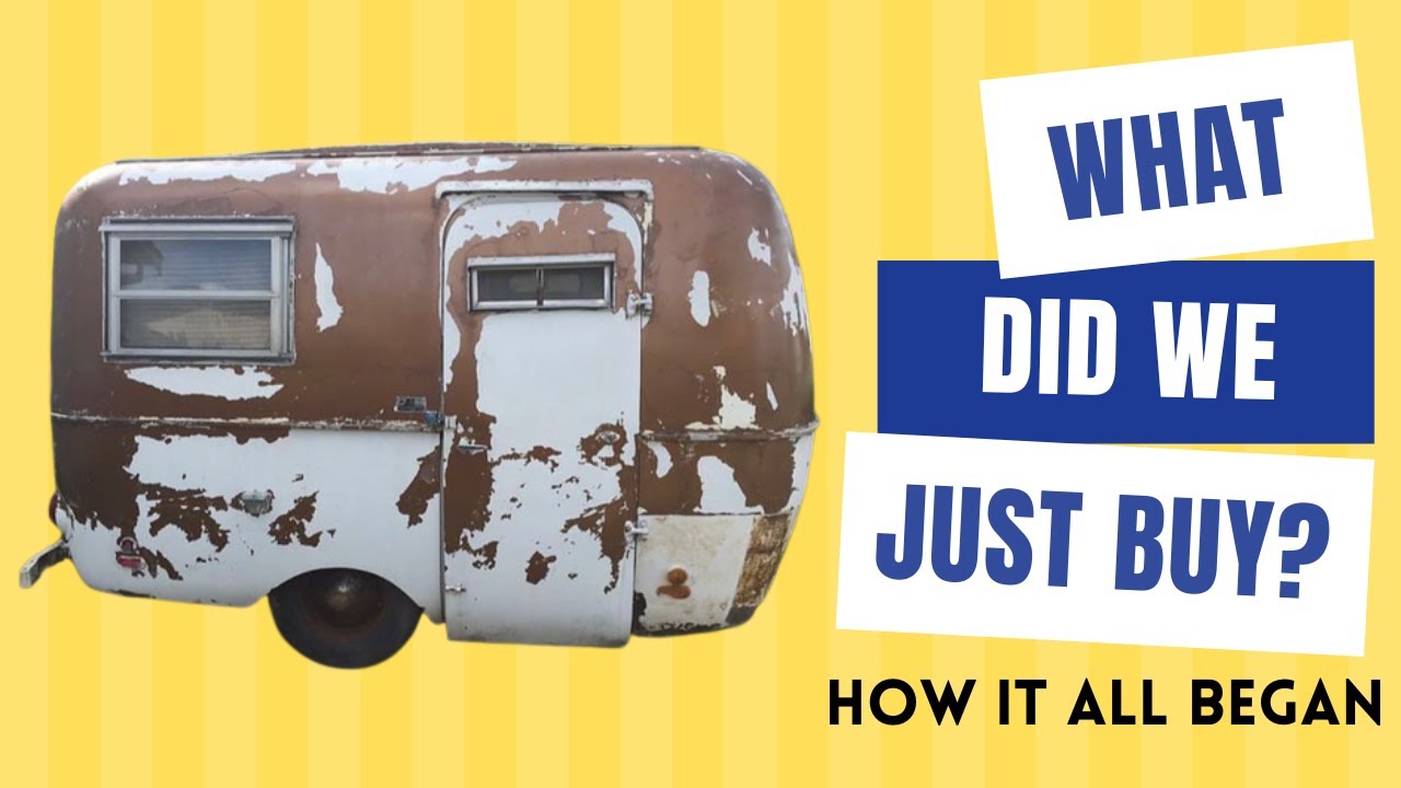 Мы купили прицеп 1972 года за 1500 долларов! Потрясающая трансформация прицепа!