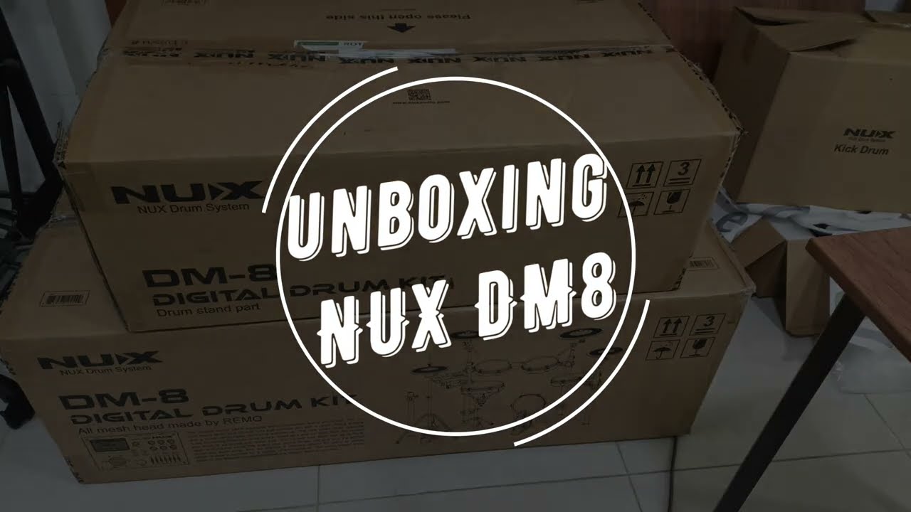 Unboxing drum Nux Dm8 cover manda una señal