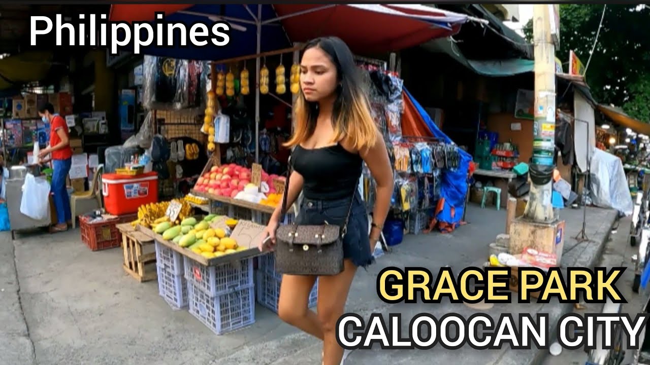 A daily Life in GRACE PARK,East Caloocan City.Philippines| Walk Tour [4K]