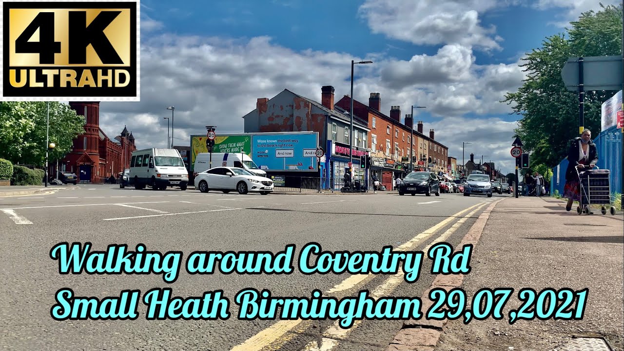 Walking around Coventry road small Heath Birmingham England UK 4K