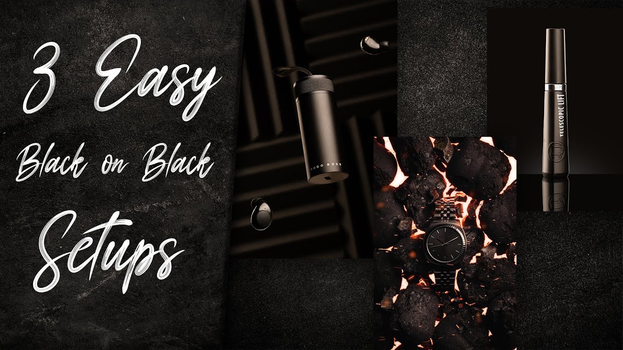 How to Shoot Dark Products on Black Backgrounds!