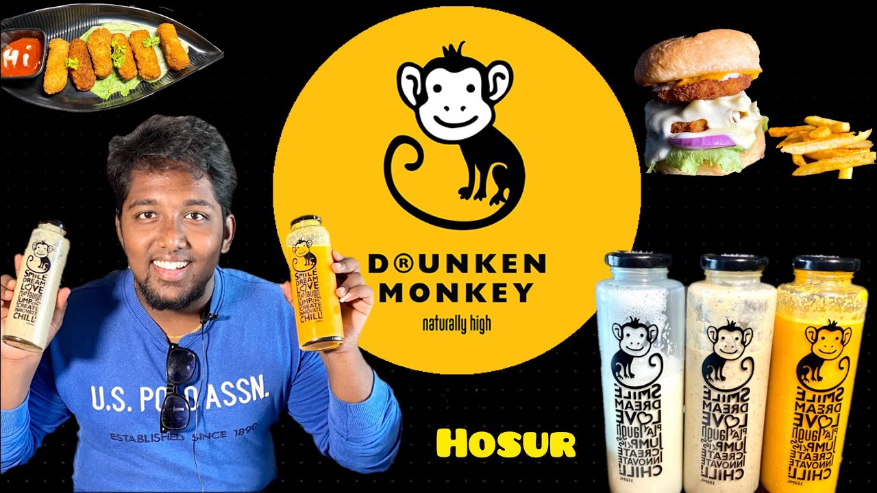DRUNKEN MONKEY | best smoothie and bowl | HOSUR