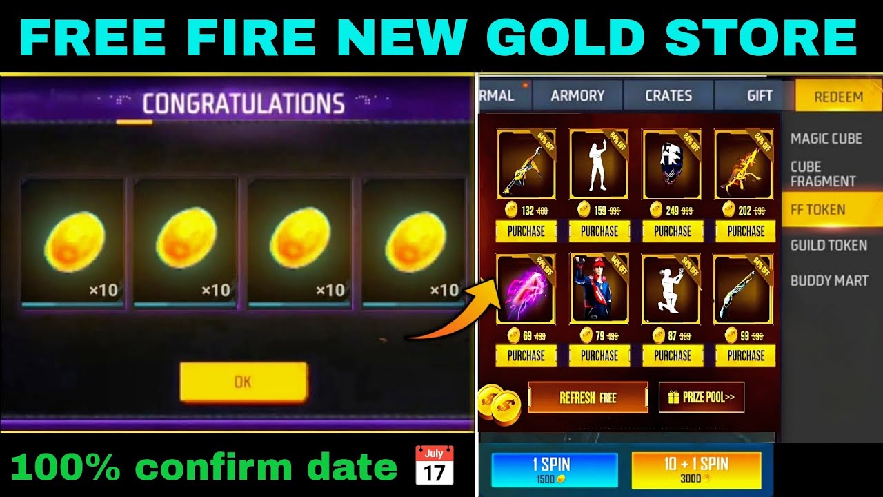 FF Max 🔥 Gold Store's 🥳 Free Bundle | FF Gold Character Bundle Store | FF New Event | New Event FF
