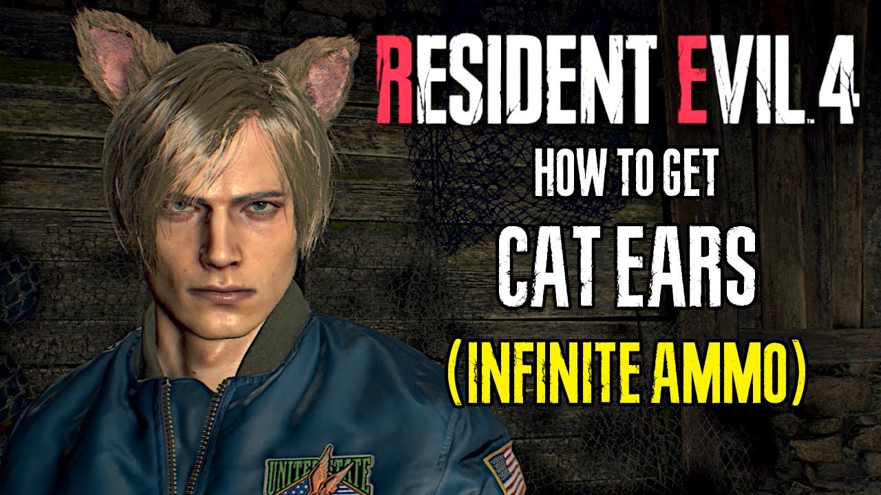 HOW TO GET INFINITE AMMO in RESIDENT EVIL 4 REMAKE (CAT EARS)
