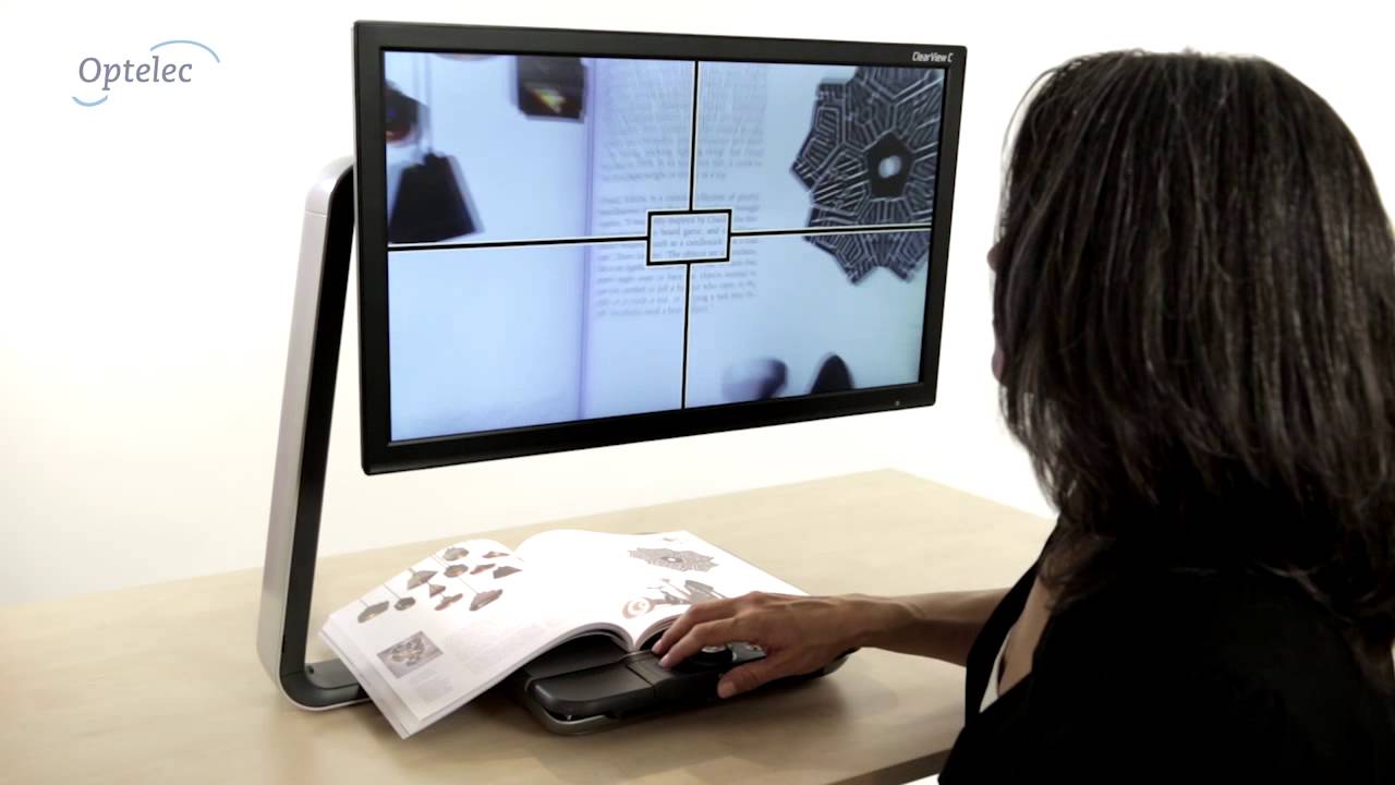 Bildschirmlesegerät Optelec Clearview C: Die grundsätzlichen Funktionalitäten