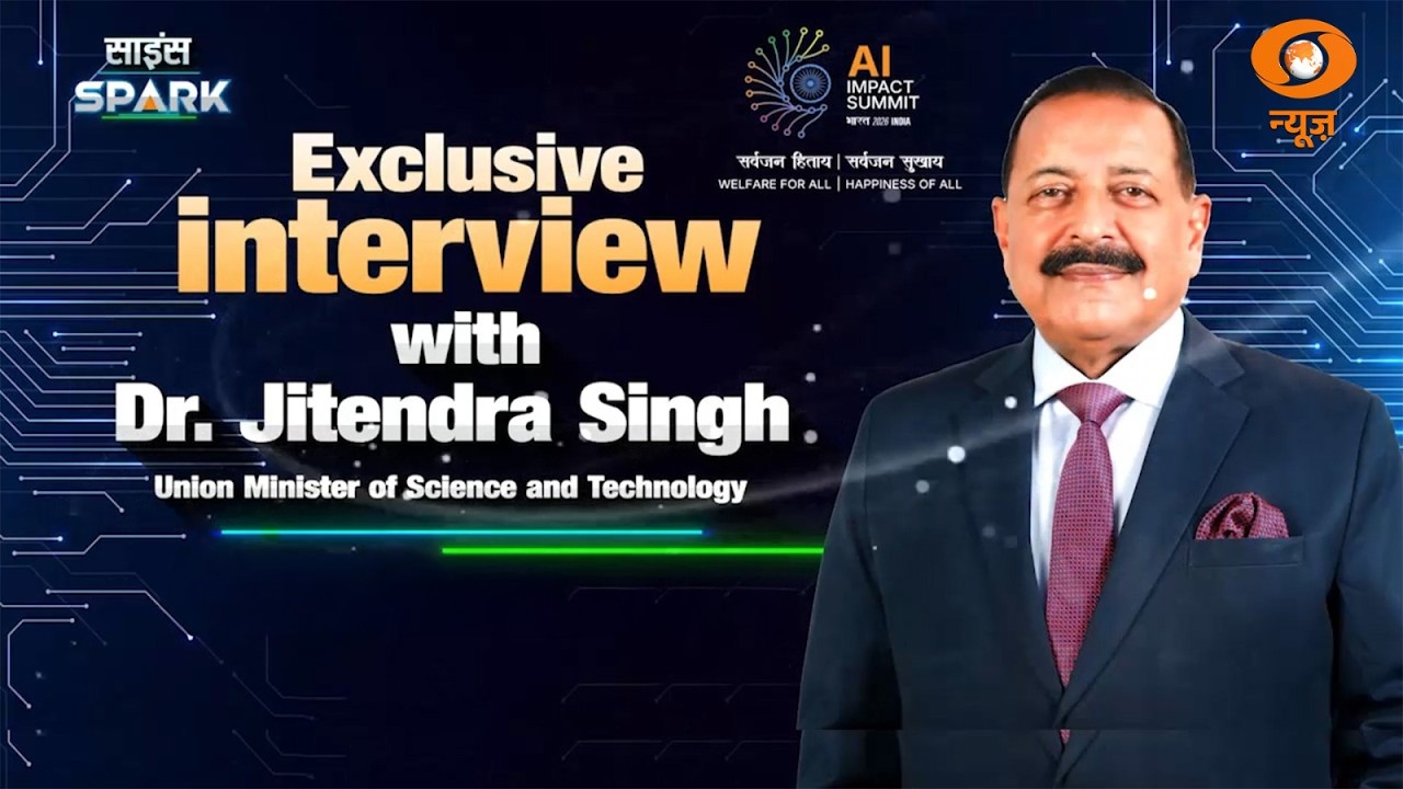 Exclusive interview with Dr. Jitendra Singh, Union Minister of Science and Technology | AI Summit