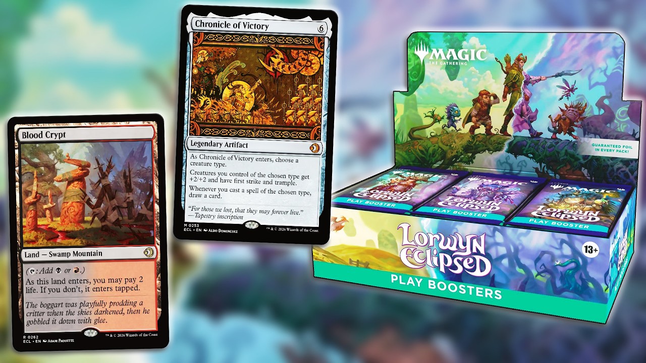 Распаковка бустерной коробки Lorwyn Eclipsed MTG Play (Magic The Gathering)