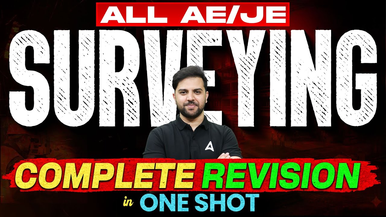 Surveying One Shot 🔥 AE/JE 2026 | Complete Revision | Civil Engineering by Rehan Sir