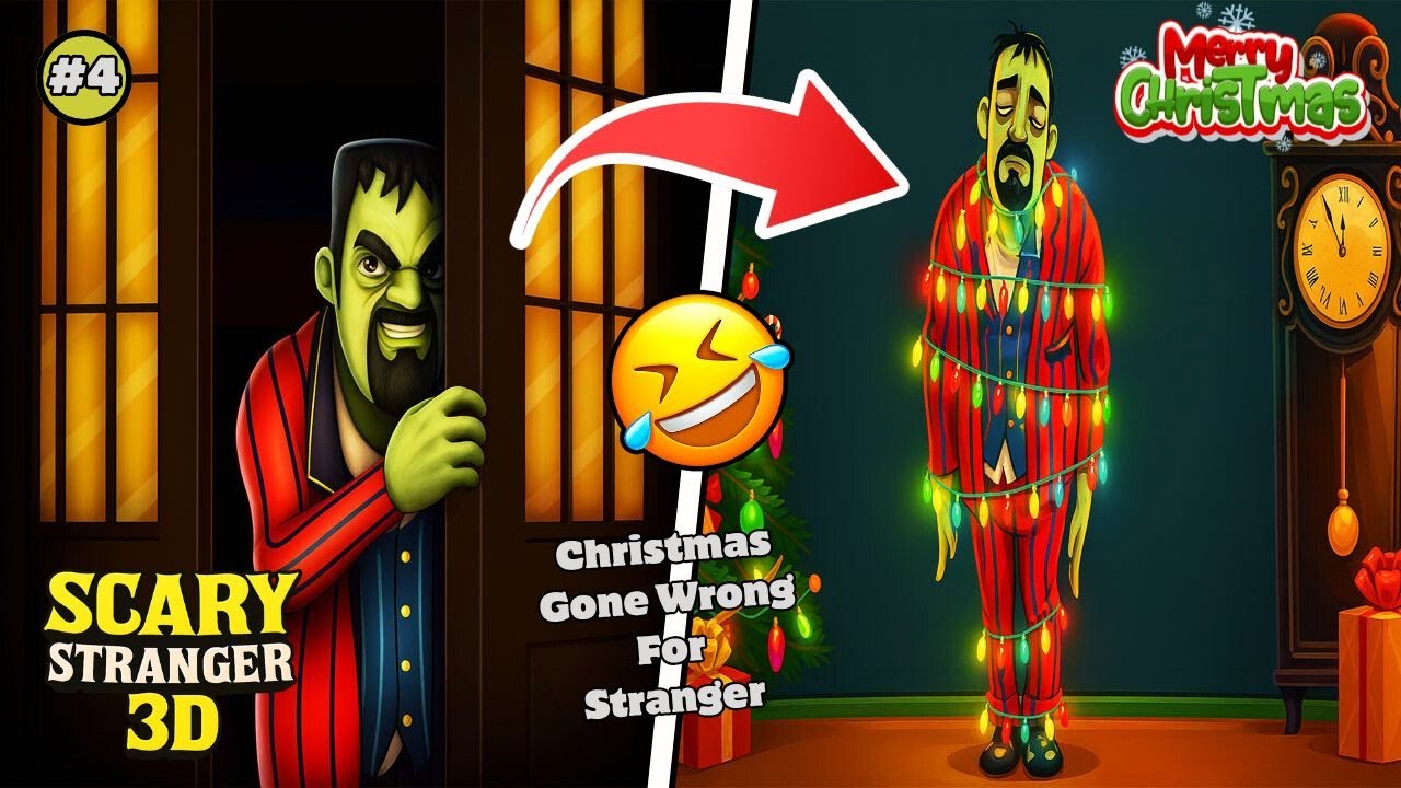 Taking Revenge Gone Wrong For Scary Stranger | Scary Stranger 3D Christmas Special