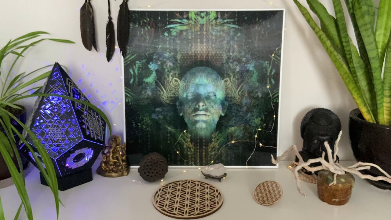 Esoteric lenticular painting &laquo;Spirit molecule&raquo; ॐ Эзотерическая лентикулярная картина