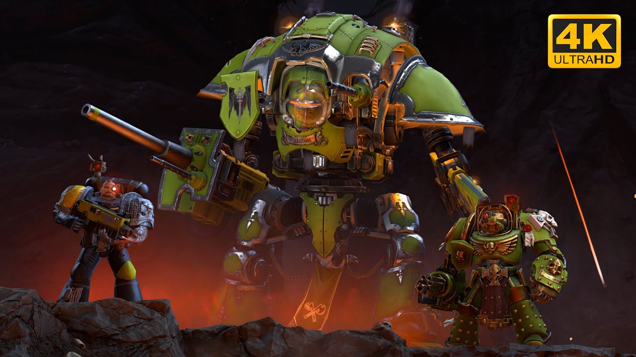 Space Marines vs Orks - No Limit Mod - Gameplay Video - 4K Quality - Warhammer 40K Dawn Of War 3