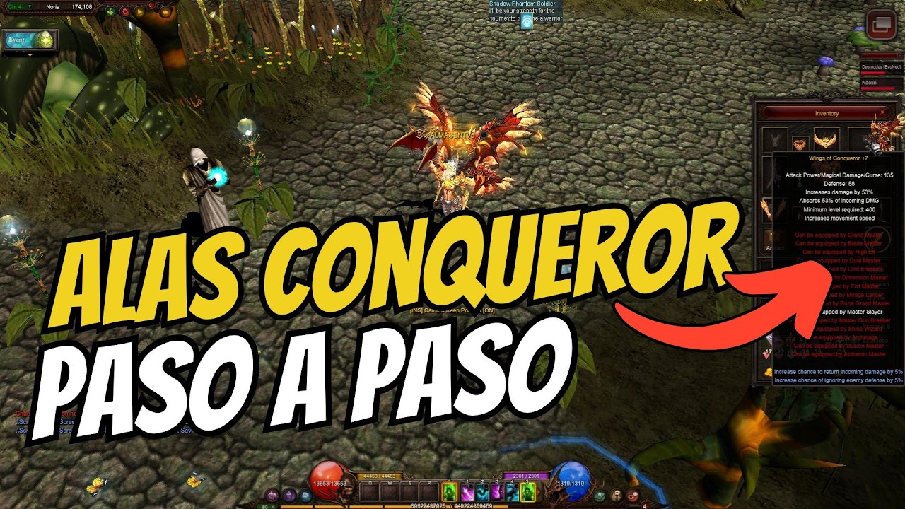 ESTAS ALAS SON MEJORES ! MU ONLINE (MTM)