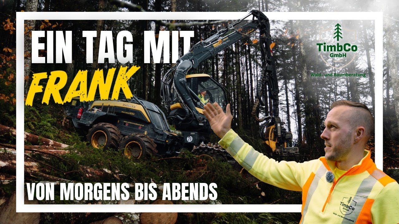 Extrem-Einsatz im Vollernter | Frank’s Arbeitstag im Forst! | TimbCo GmbH