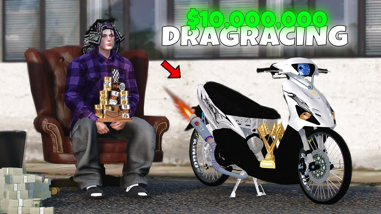 MIO SPORTY 300cc vs SNIPER 150 sa GTA 5 (NAGKA-INITAN!) | SnoopX