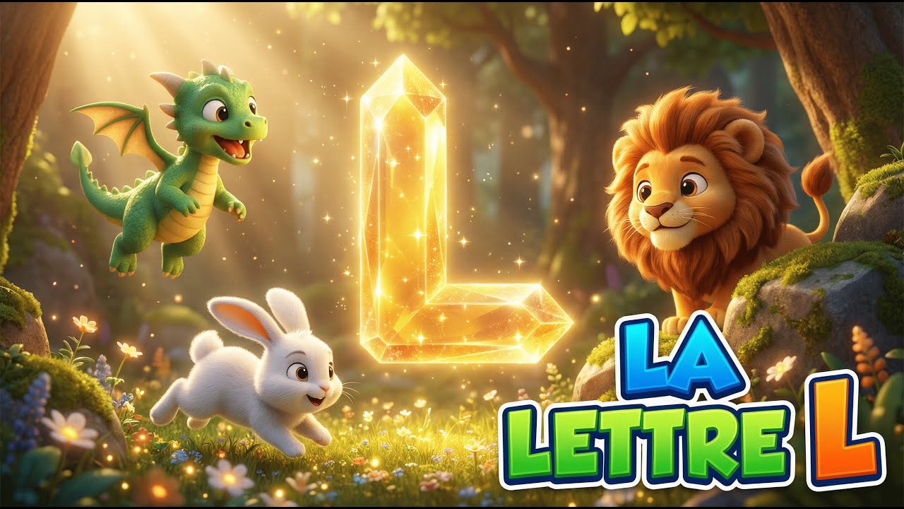 Apprendre en s’amusant : Le Monde Merveilleux de la Lettre L ! 🦁✨