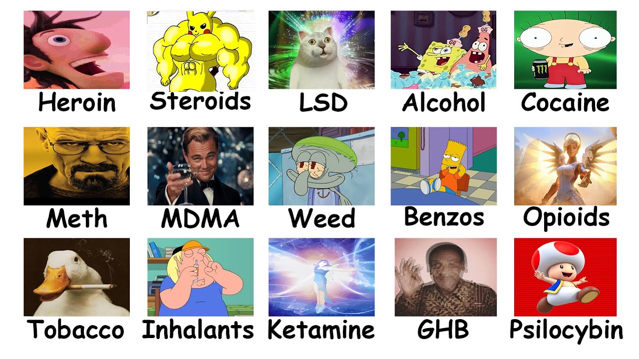 Drugs Explained Using Only Memes