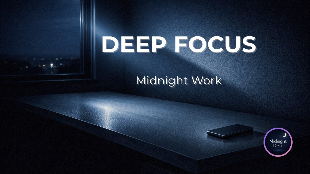 Deep Focus Music for Work | Deep Embarkment – Midnight Office Ambient (1 Hour)[Vol.140]