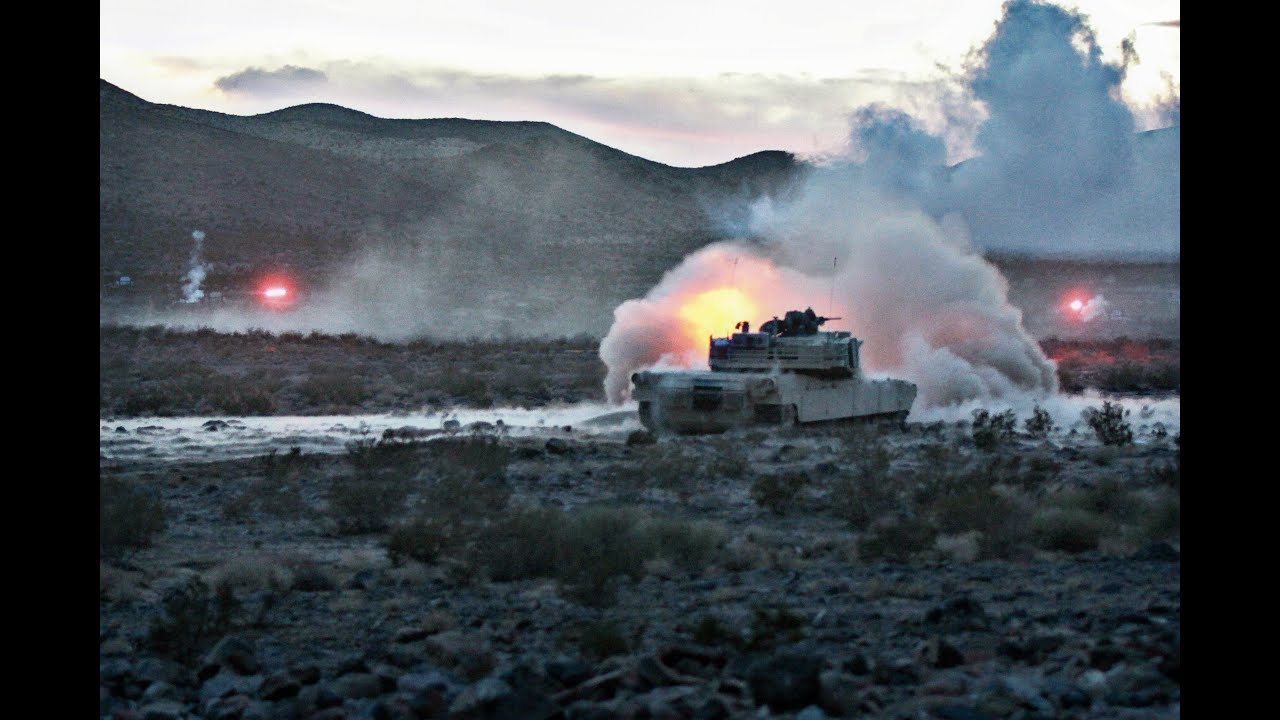 US Military M1 Abrams Tanks & AH-64 Apache Helicopters Unleash Hell During Massive Live Fire Action