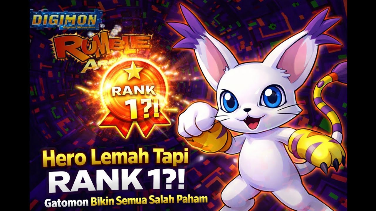 “Hero Lemah Tapi Rank 1?! Gatomon Bikin Semua Salah Paham”