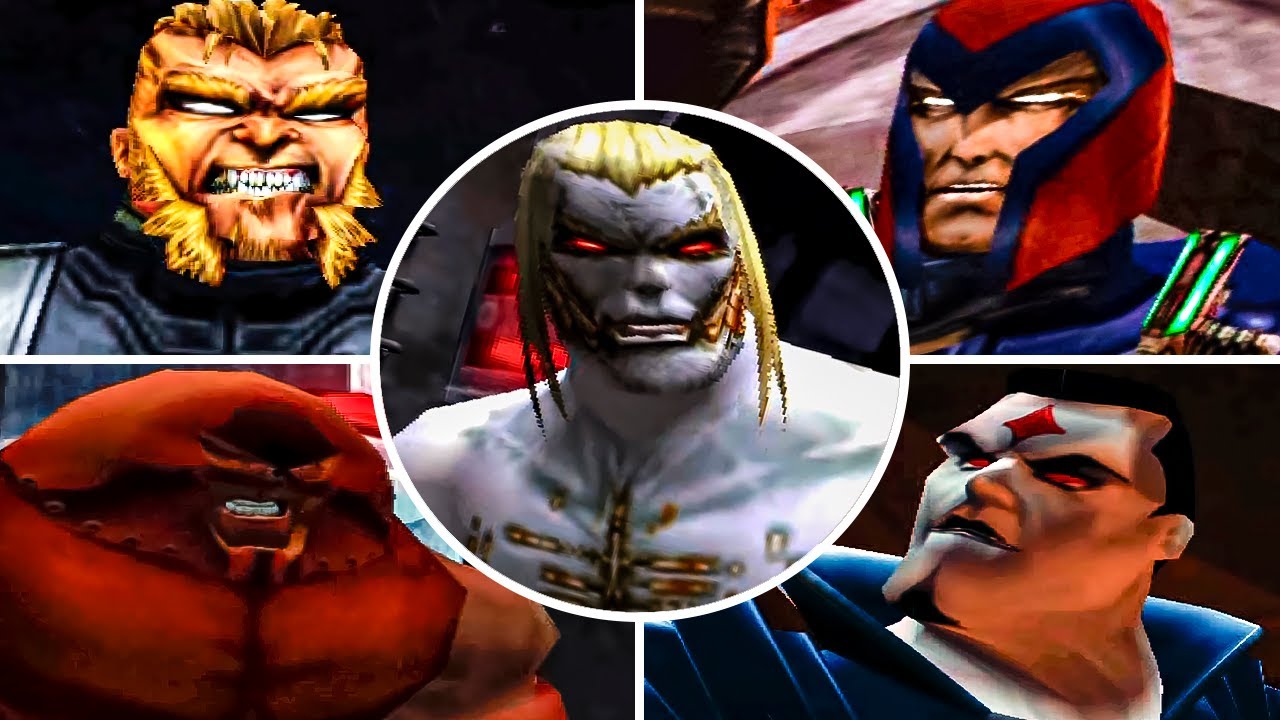 X2: Wolverine's Revenge PS2 - All Boss Fights & Ending | 4K 60FPS