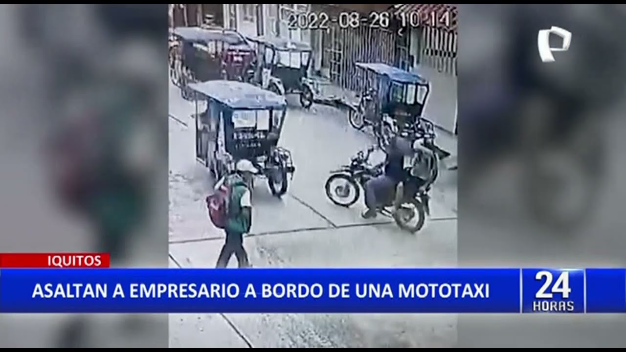 Iquitos: roban a empresario en plena vía pública