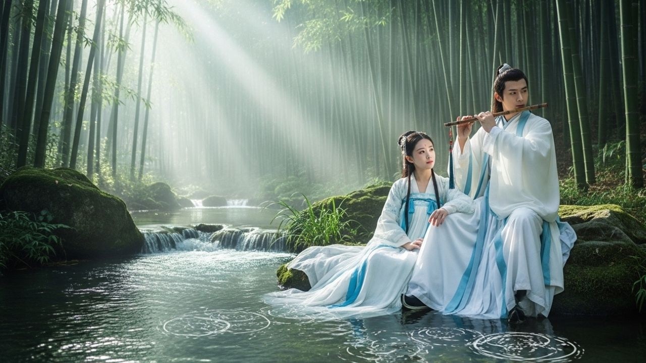Nhạc Cổ Phong Thư Giãn 🌿 Sáo Trúc & Chim Hót Thiền Tĩnh Tâm Dễ Ngủ | Ancient Chinese Zen Music