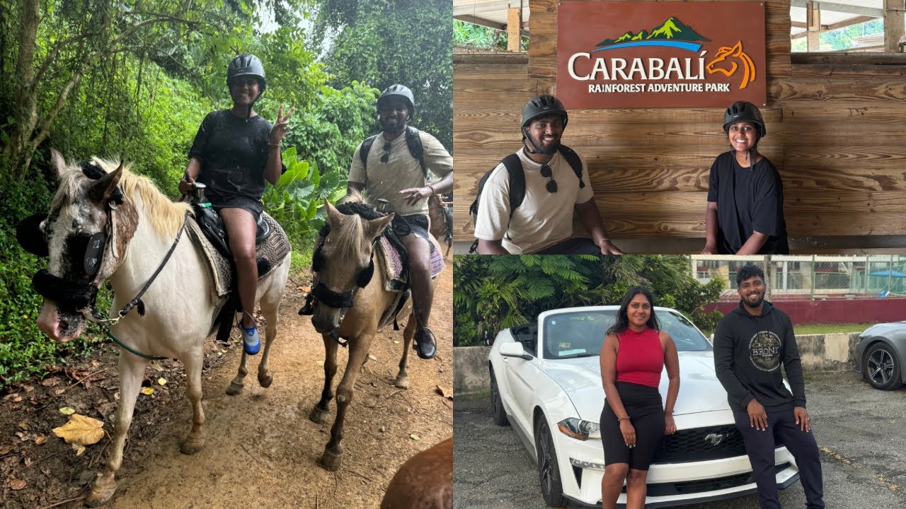 Horseback Riding through El Yunque Rainforest in Puerto Rico in a Tropical Storm!! 🌧️🌴😱