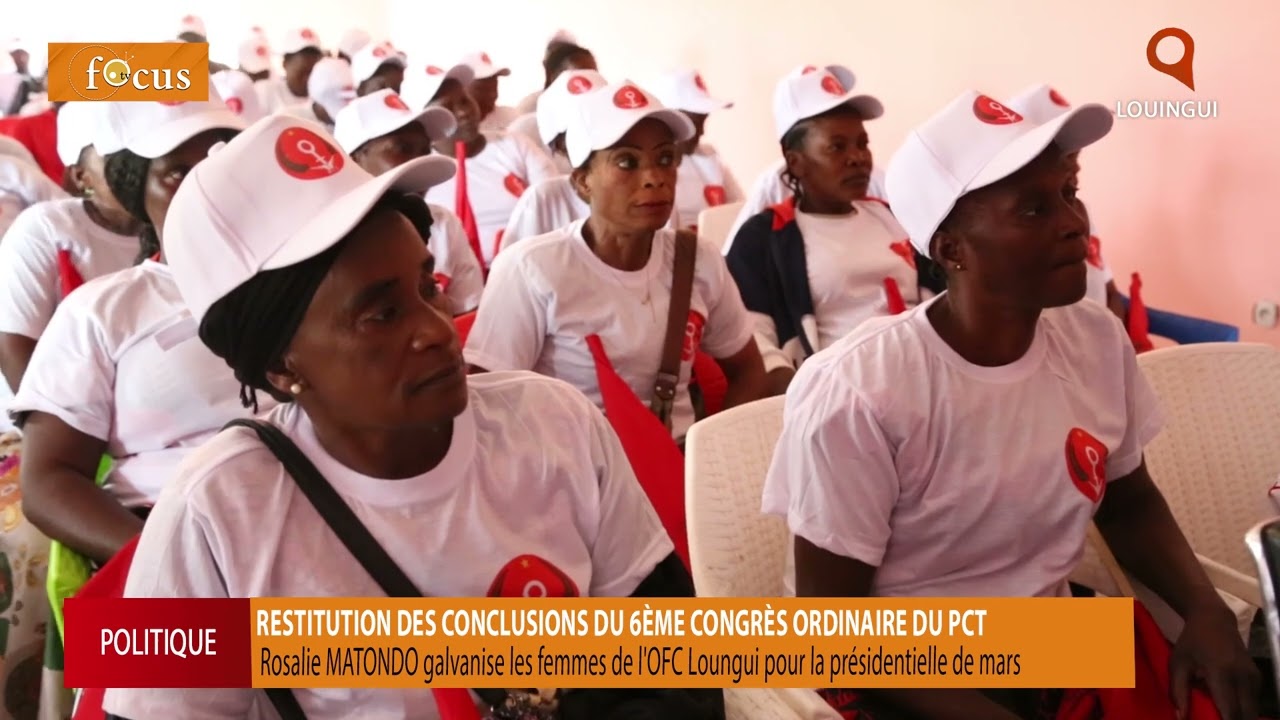 Les femmes de l'OFC Louingui prêtes à porter haut la main Denis Sassou-Nguesso. 