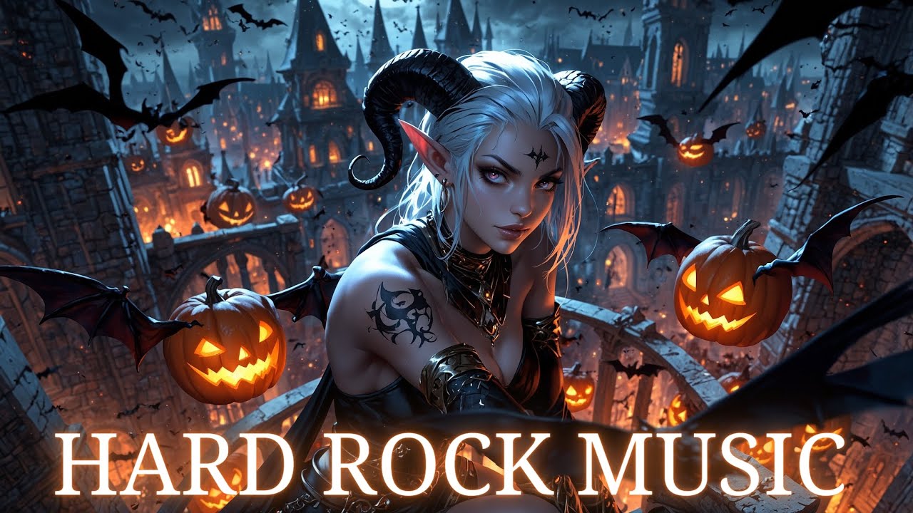HALLOWEEN: BEST Hard Rock Songs To Get You PUMPED UP 🔥🤘🏻 [ Heavy Metal Music Playlist ]