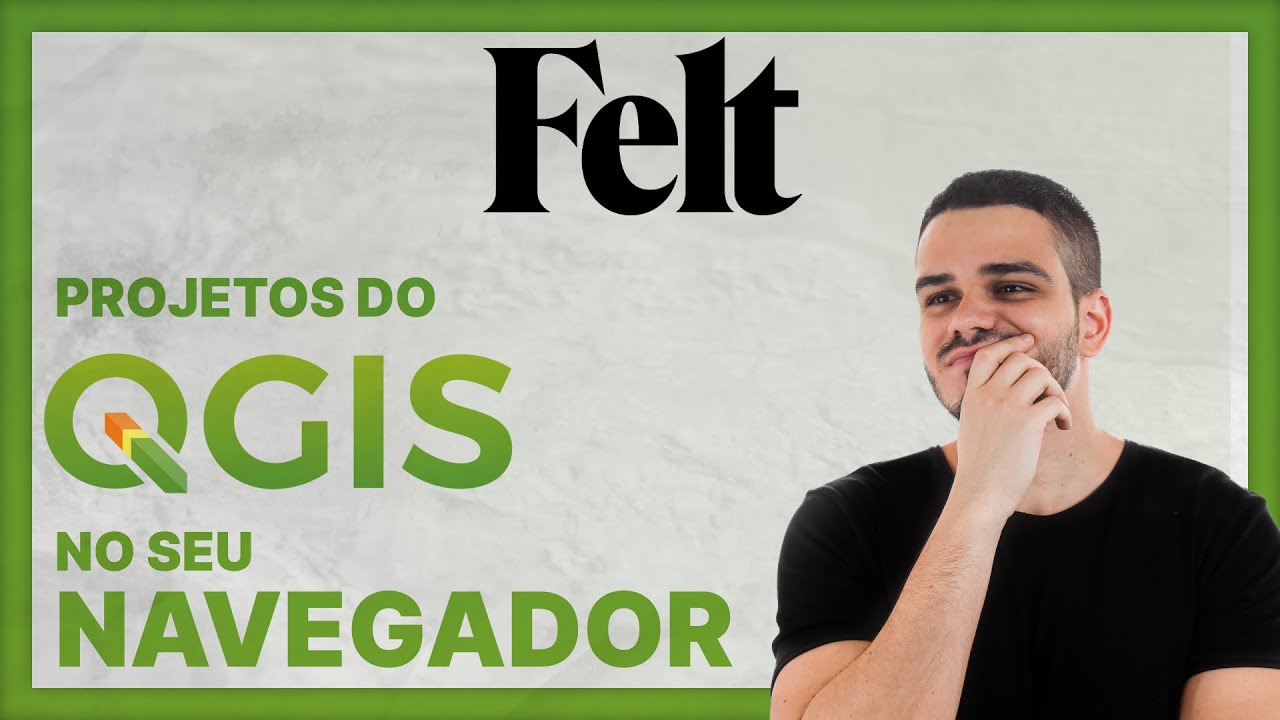 Melhor WebGIS para PUBLICAR ONLINE Projetos do QGIS [FELT - Mapas Interativos]