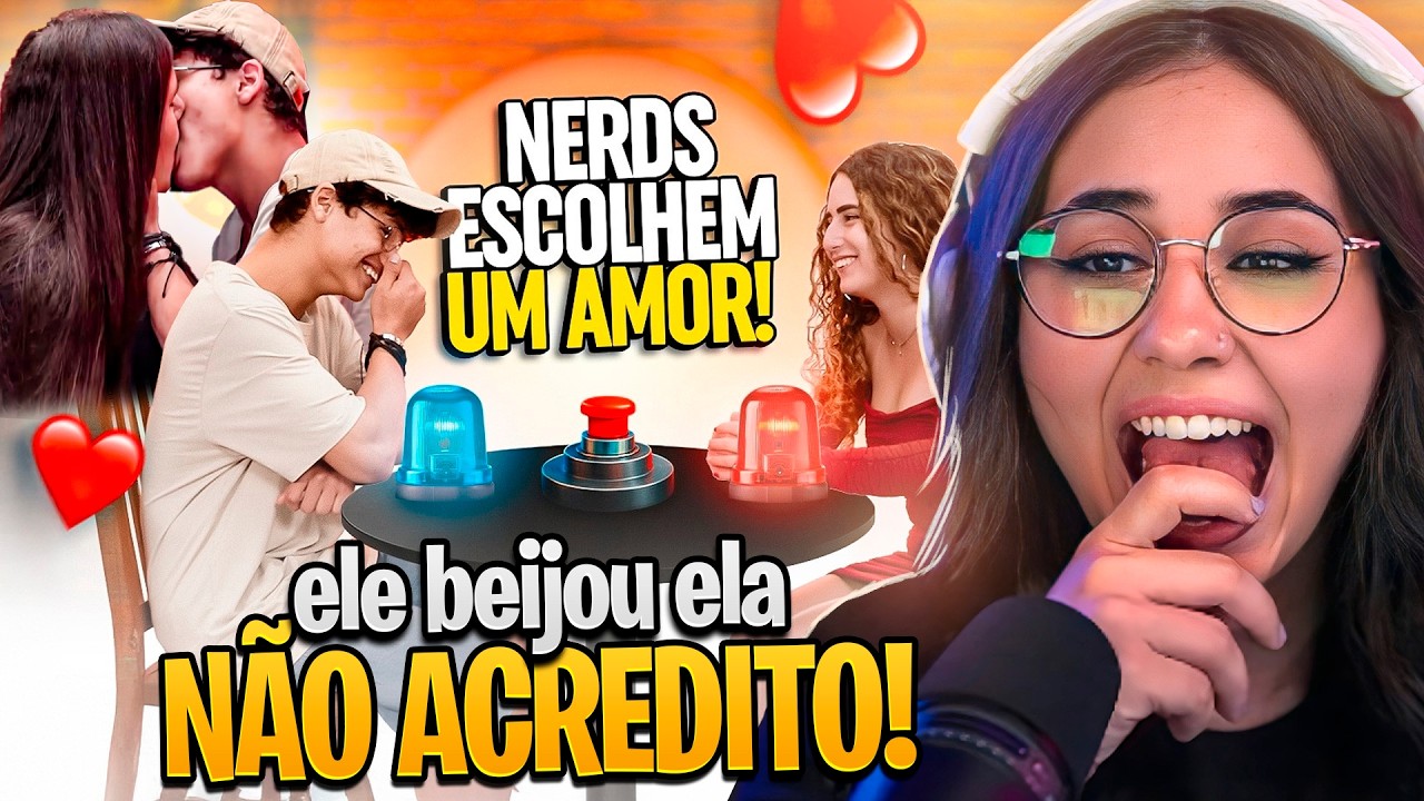 NERDS apertam o BOTÃO e escolhem uma NAMORADA | react PauloVitaShow