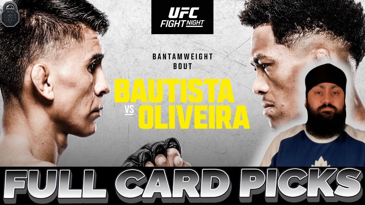 UFC Vegas 113 Full Card Picks & Predictions | Bautista vs Oliveira | The MMA Lock-Cast #359