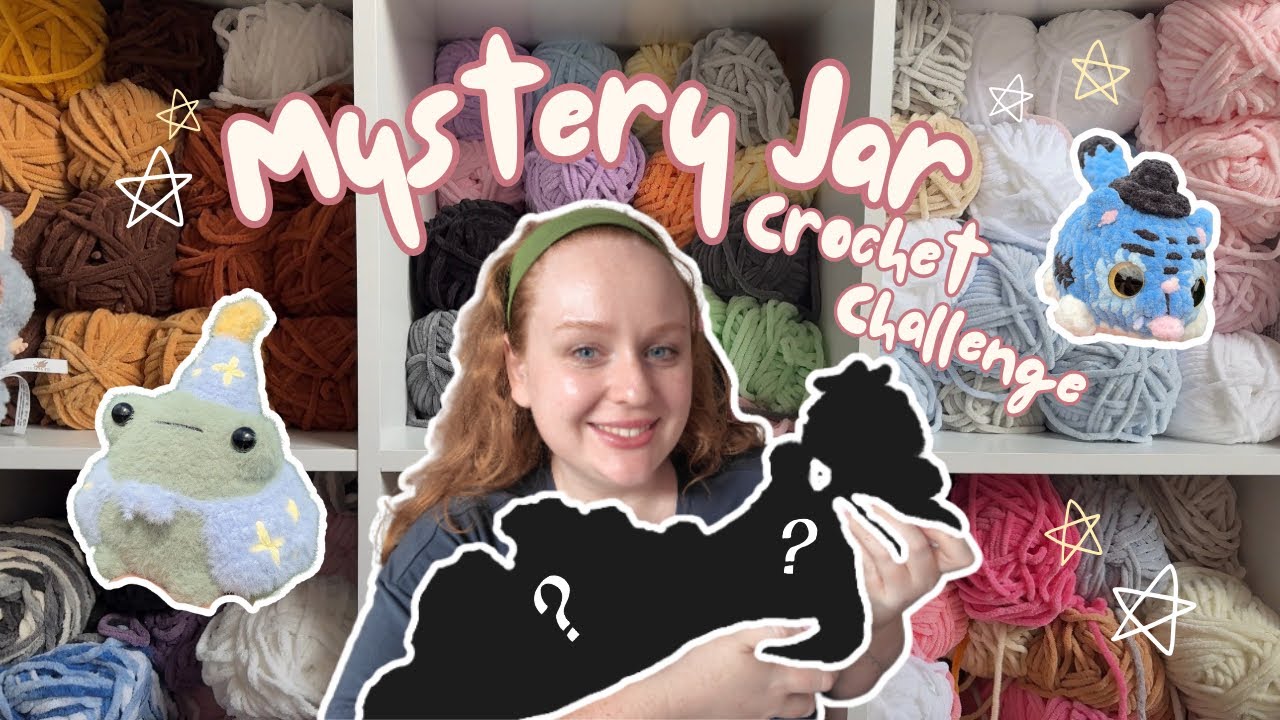 MYSTERY JAR CHOOSES WHAT I CROCHET 💕 My hardest plushie ever?! | Crochet Challenge