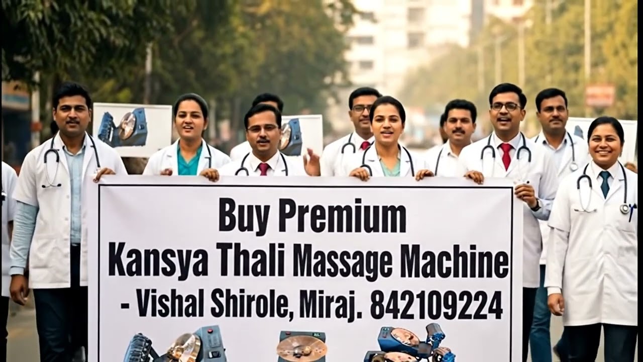 Kansya Thali Foot Massage Machine: Trusted by Doctors | Vishal Shirole Miraj Awareness Rally Promo