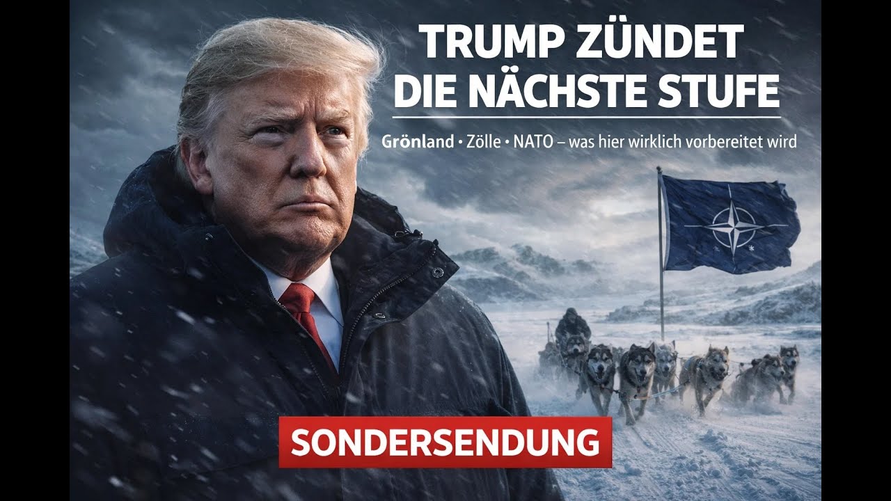 SONDERSENDUNG: Trump z&uuml;ndet die n&auml;chste Stufe: Gr&ouml;nland, Z&ouml;lle, NATO