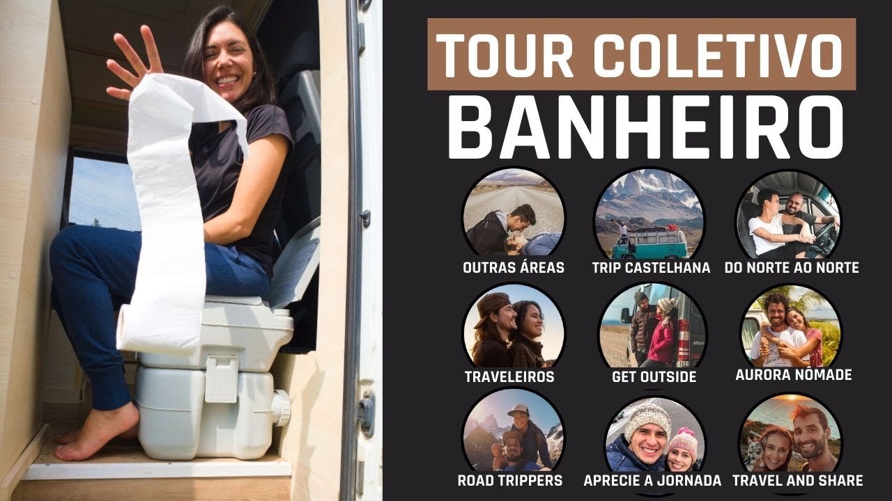 TOUR COLETIVO: 10 exemplos de banheiro para motorhome