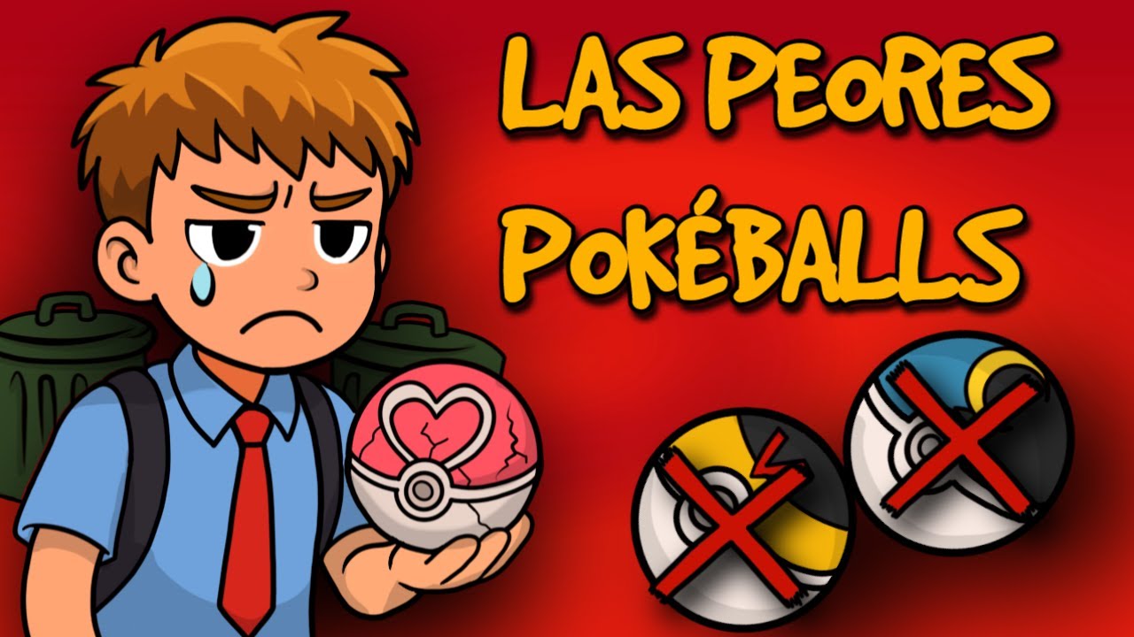 Las 10 PokéBalls MÁS INÚTILES de Pokémon