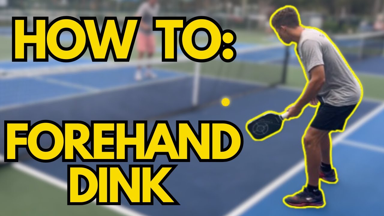 How to Hit a Forehand Dink Like a PRO!