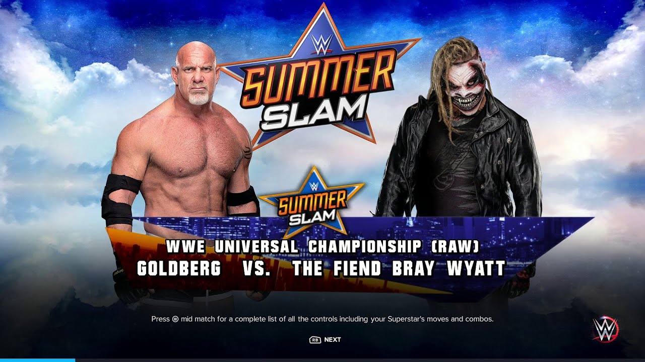 WWE 2K23 2023 Goldberg Vs The Fiend Bray Wyatt