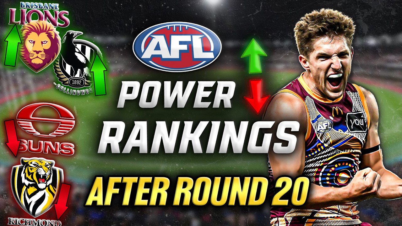 РЕЙТИНГ команд AFL после 20-го тура | Power Rankings 2026