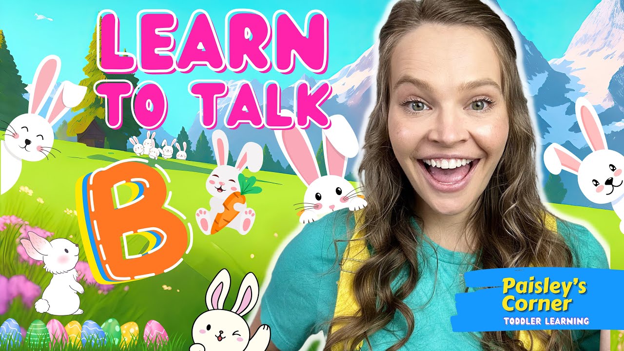 Learn to Talk Easter Bunny Special - Learn Colors & Counting | Toddler Learning Videos