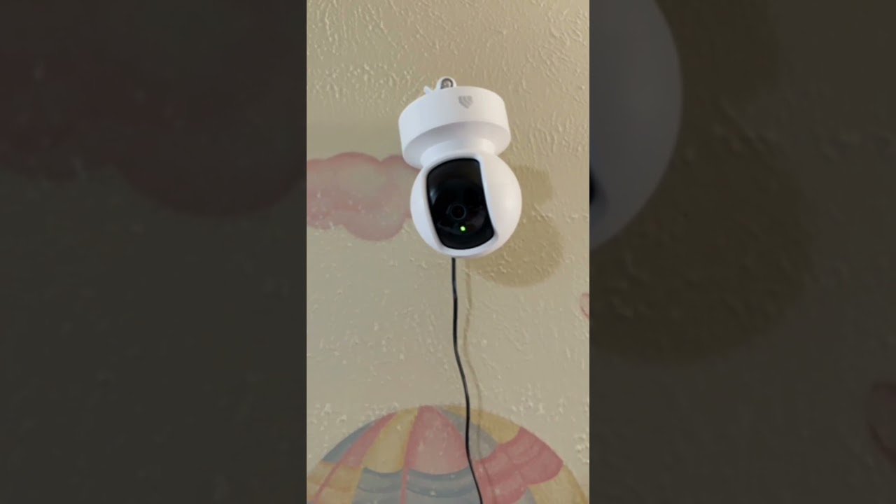 Smart HD Security Camera: Baby & Pet Monitor | Night Vision, Alexa & Google Home Compatible! #shorts