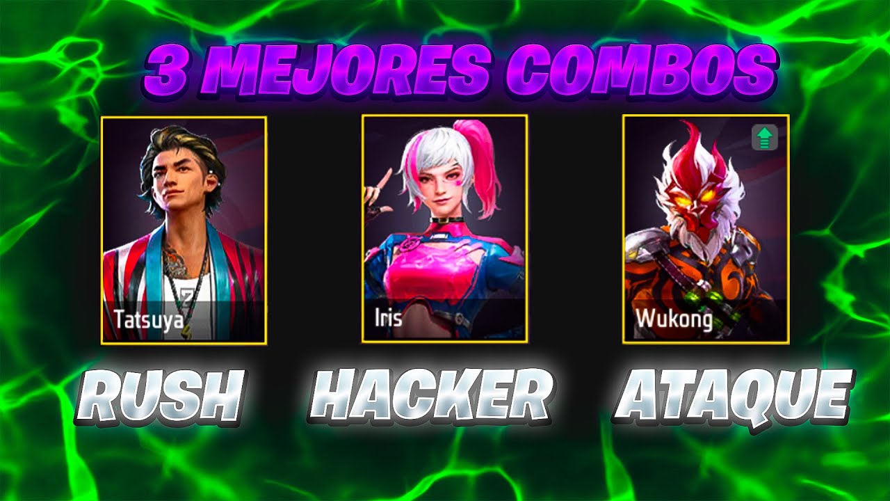 LAS MEJORES COMBINACIONES DE HABILIDADES EN FREE FIRE 2024 😱PARA CLASIFICATORIA Y DUELO DE ESCUADRAS